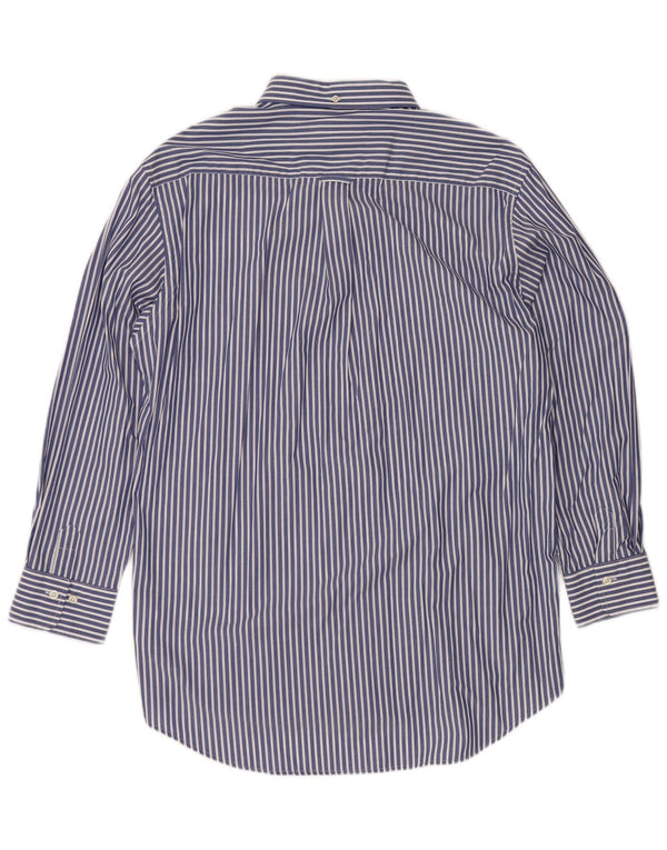 GANT Mens Regular Fit Shirt Size 41/42 16 1/2 Large Blue Striped Cotton