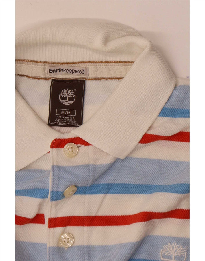 Polo Timberland da uomo vestibilità regolare a righe medie multicolori