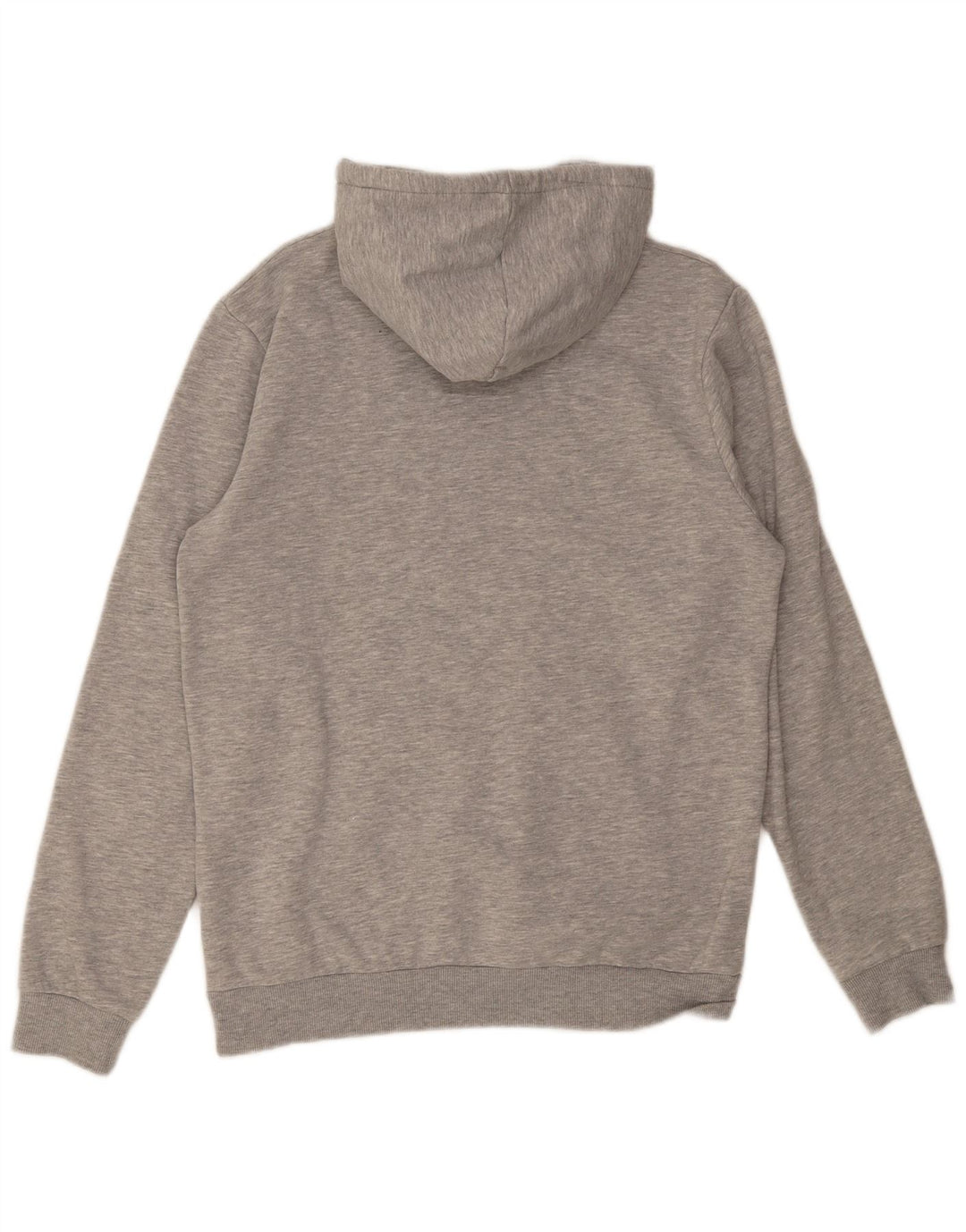 Felpa con cappuccio grafica da uomo Fila in cotone grigio medio