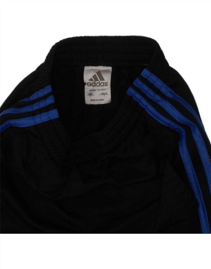 ADIDAS Boys Sport Shorts 6-7 Years Black Polyester Vintage Adidas and Second-Hand Adidas from Messina Hembry 