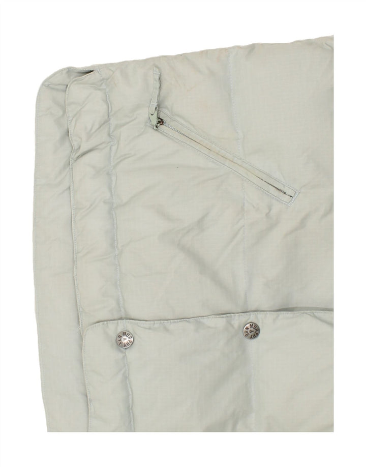 MURPHY & NYE Mens Padded Gilet UK 38 Medium Blue Polyamide Vintage Murphy & Nye and Second-Hand Murphy & Nye from Messina Hembry 