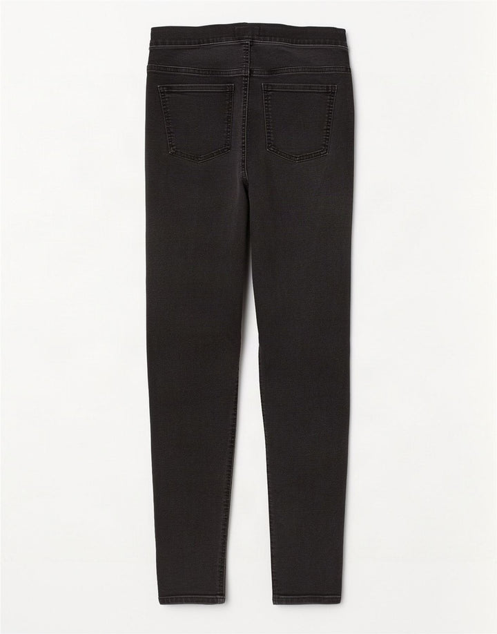 Jeans Jeggings da donna Marks & Spencer UK 12 medio W30 L27 cotone nero