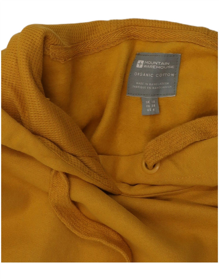 MOUNTAIN WAREHOUSE Maglione oversize con cappuccio da donna UK 10 piccolo giallo