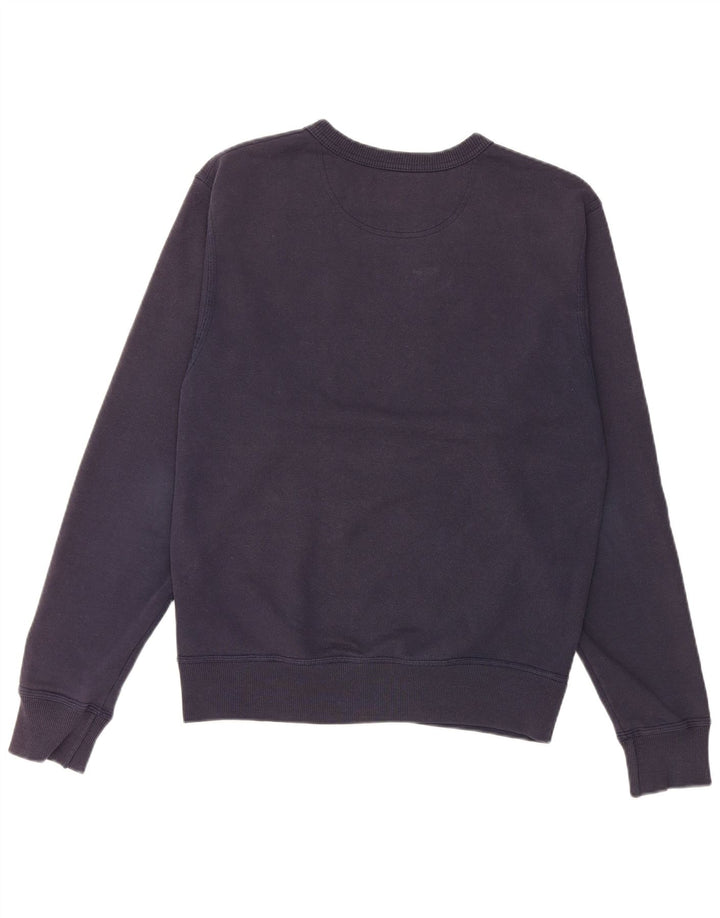Felpa da uomo Champion Small in cotone blu navy