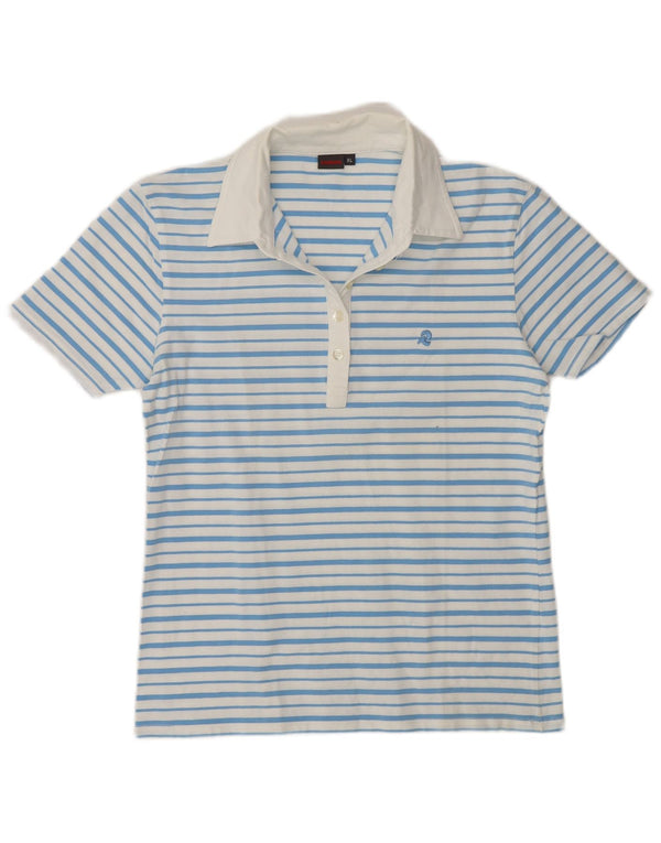 Polo da Donna Invicta UK 18 XL Blu a Righe