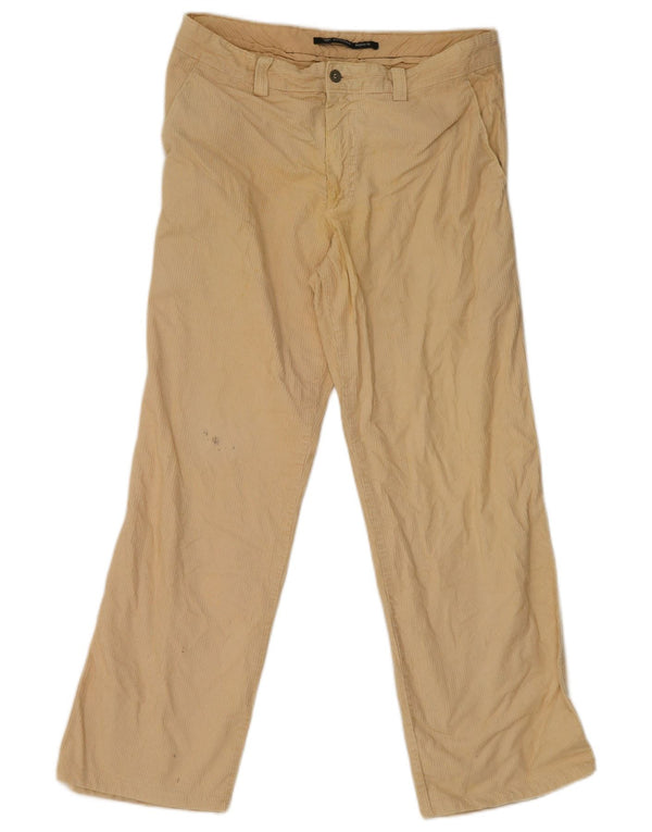 Pantaloni da uomo in velluto a coste vestibilità regolare Dockers W34 L29 Beige