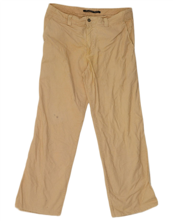Pantaloni da uomo in velluto a coste vestibilità regolare Dockers W34 L29 Beige