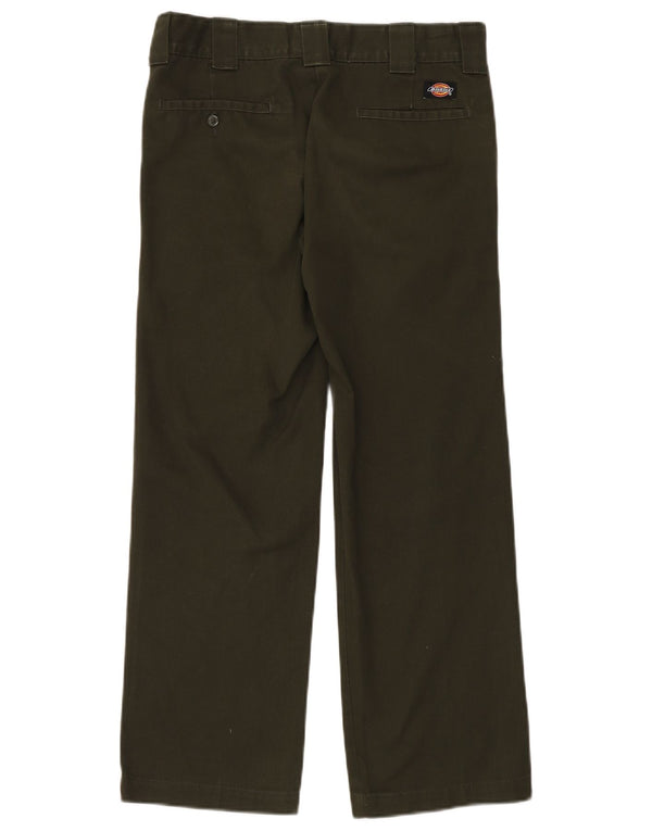 Dickies Mens Straight Chino Trousers W30 L30 Khaki Polyester