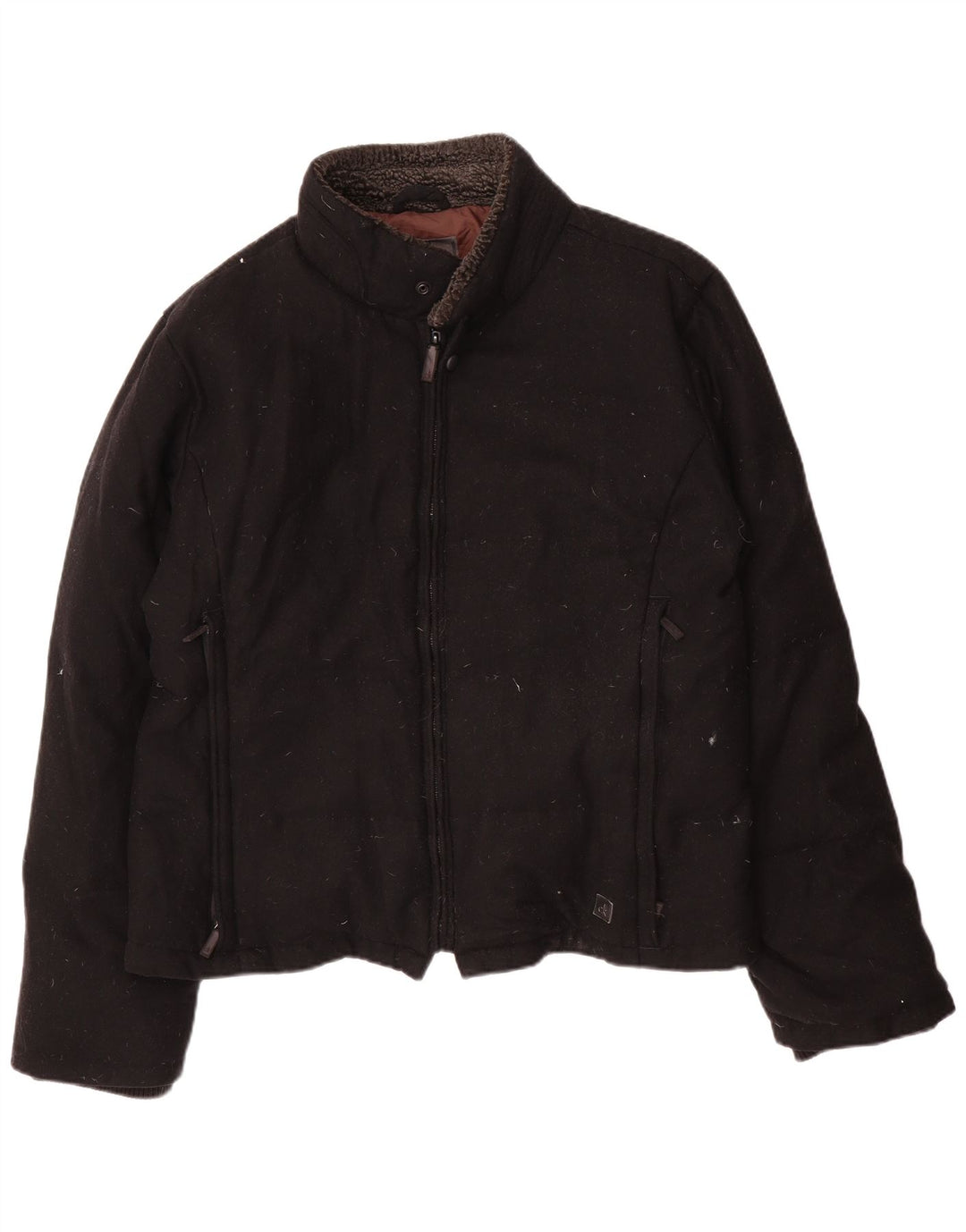 Giacca imbottita da uomo Calvin Klein IT 54 2XL Lana nera