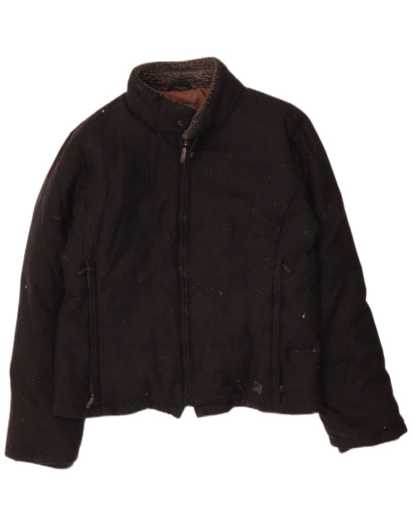 Giacca imbottita da uomo Calvin Klein IT 54 2XL Lana nera