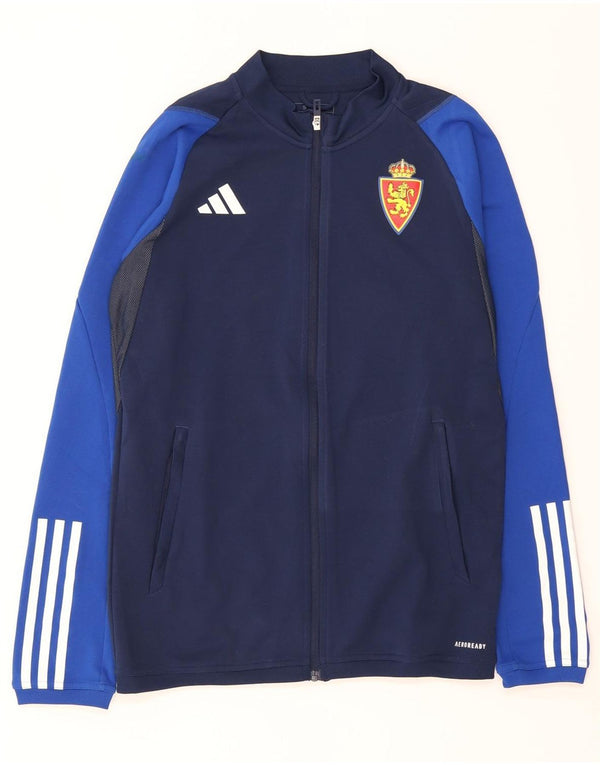 Giacca da uomo Adidas Aeroready Top Jacket Small Blu Navy Colourblock