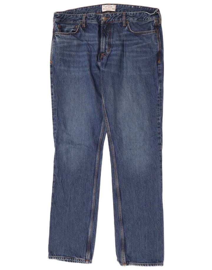 Jeans dritti da uomo Fat Face W38 L34 cotone blu