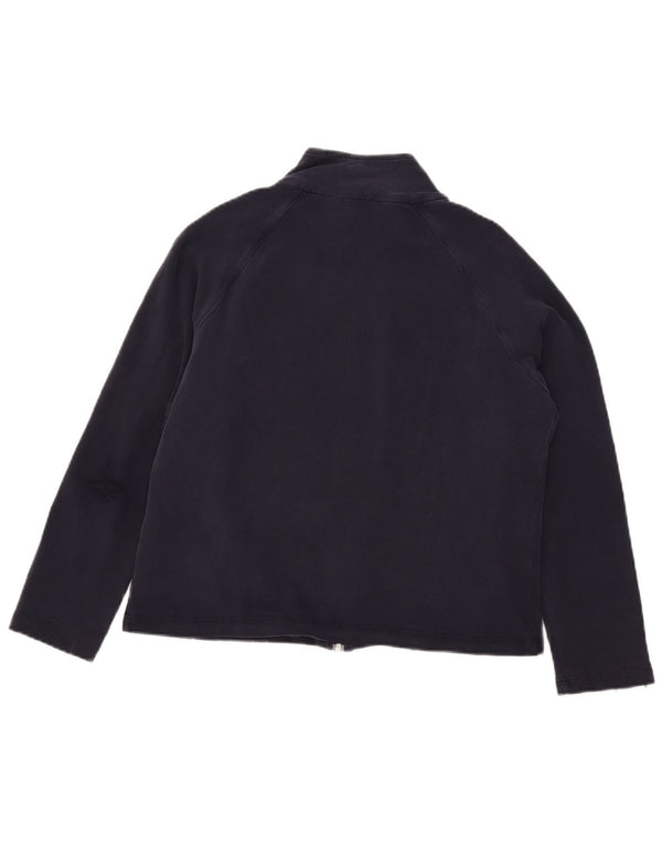 Giacca da ginnastica da donna Marks & Spencer UK 14 Large in cotone blu navy