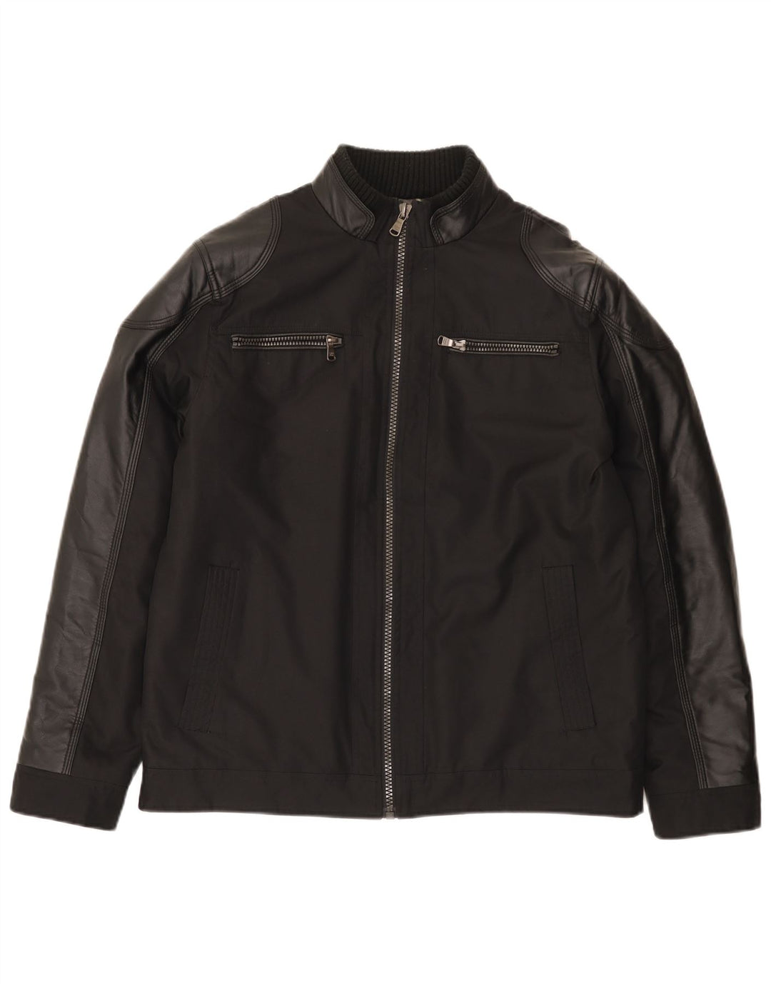Giacca a vento bomber da uomo Calvin Klein UK 38 media nera moderna