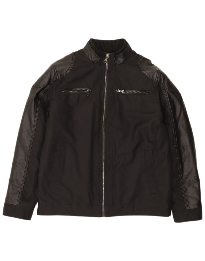 Giacca a vento bomber da uomo Calvin Klein UK 38 media nera moderna