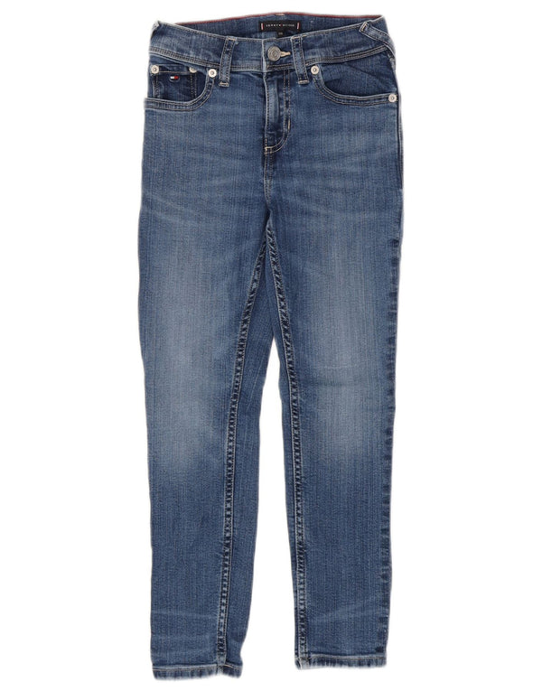 Tommy Hilfiger Ragazzi Jeans dritti 7-8 anni W22 L22 Cotone blu