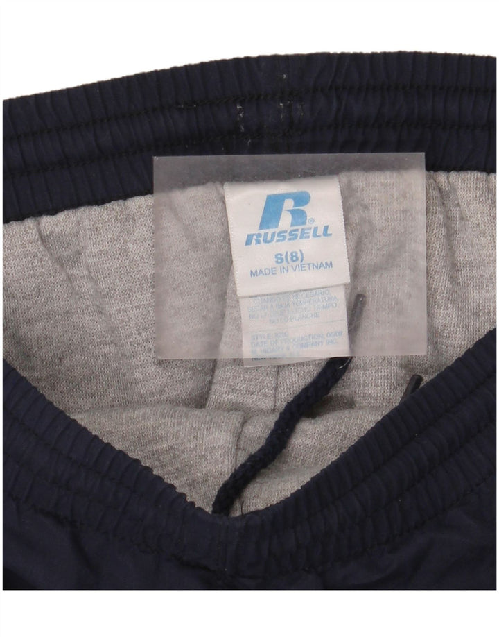 Pantaloni giacca a vento da ragazzo Russell Athletic 7-8 anni piccoli blu navy