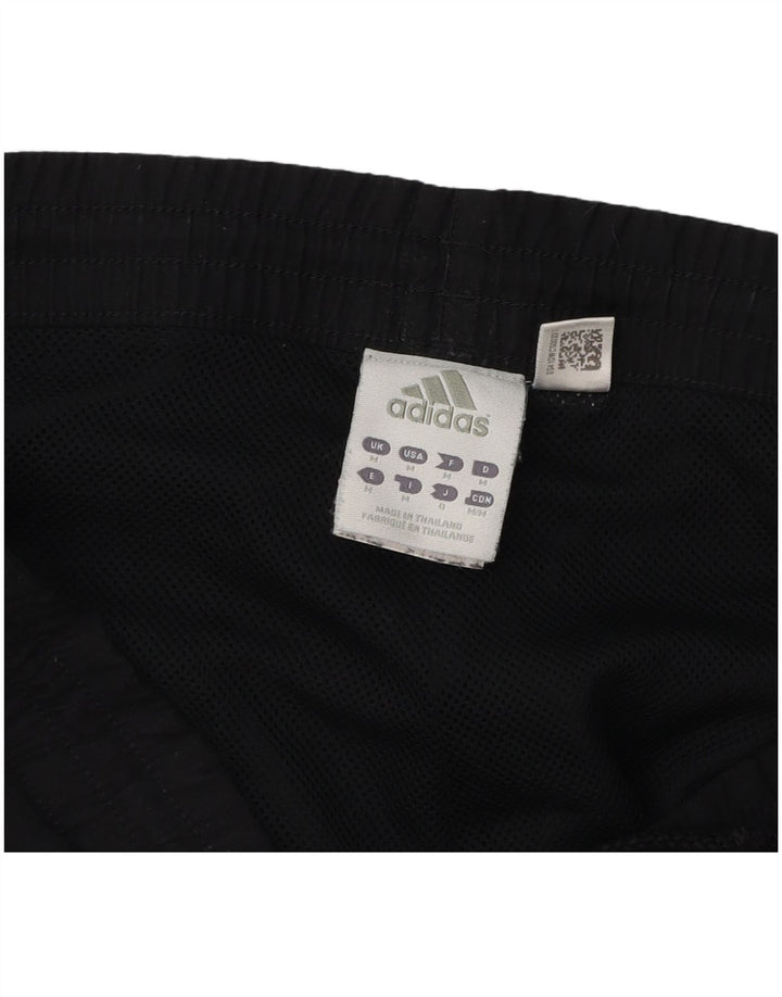 ADIDAS Mens Tracksuit Trousers Medium Black Polyester