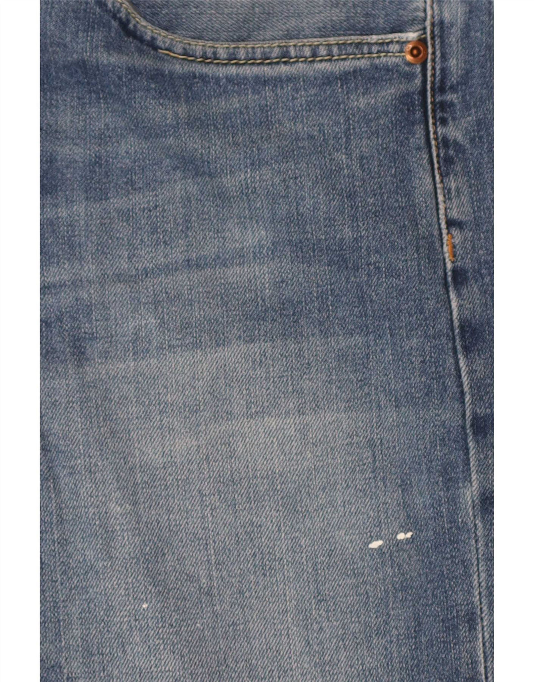 Jeans dritti da uomo Zara EU 44 Large W34 L29 Blu
