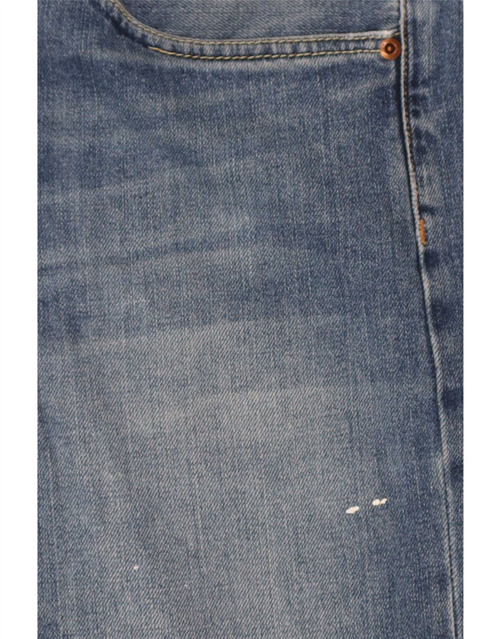 Jeans dritti da uomo Zara EU 44 Large W34 L29 Blu