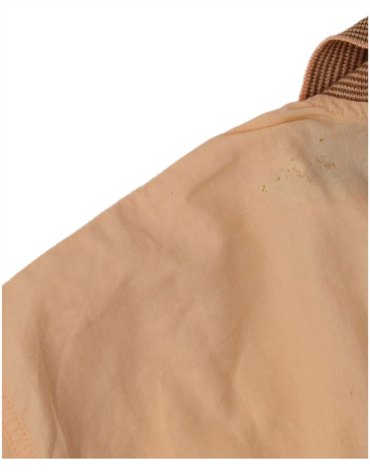Polo da uomo Donny & Max XL in cotone a righe marroni