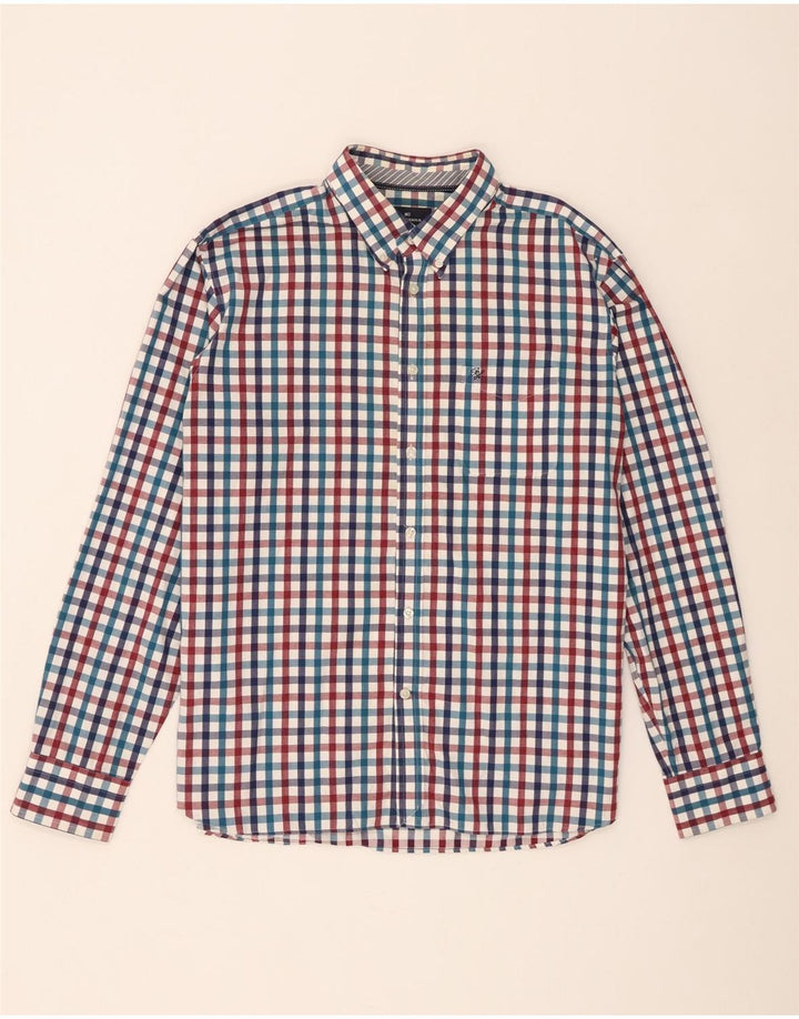 Camicia da uomo Marks & Spencer Blue Harbour XL a quadretti multicolore