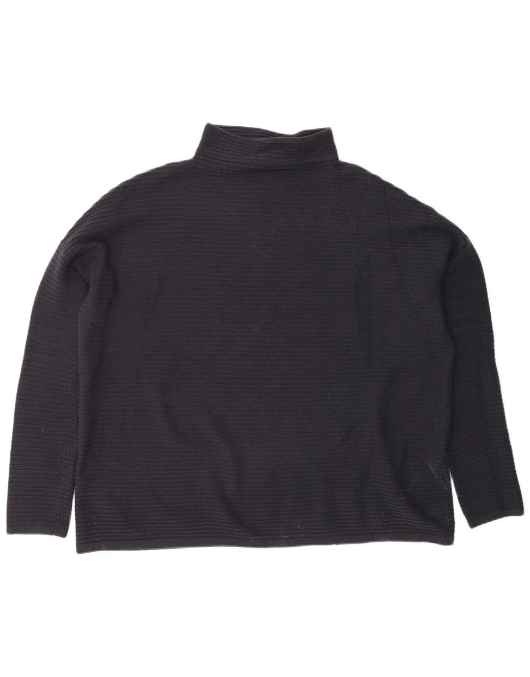 FRENCH CONNECTION Maglione maglione da donna con collo alto UK 16 grande nero