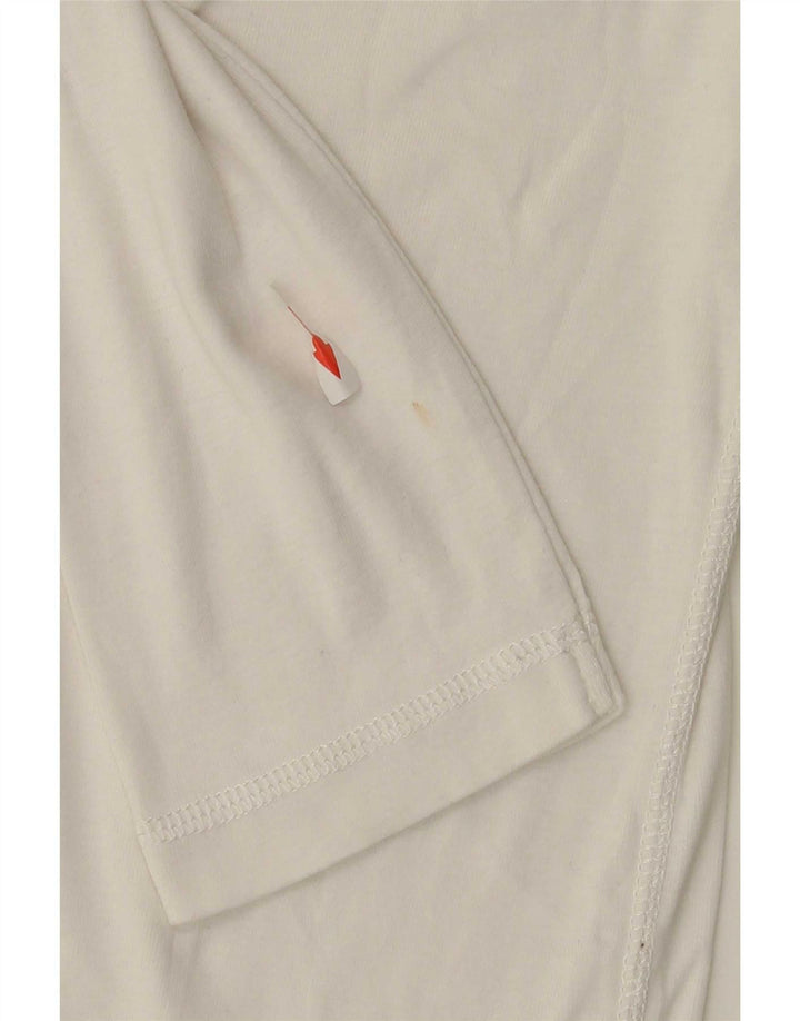 Tommy Hilfiger Uomo Slim Fit Top manica lunga cotone bianco medio