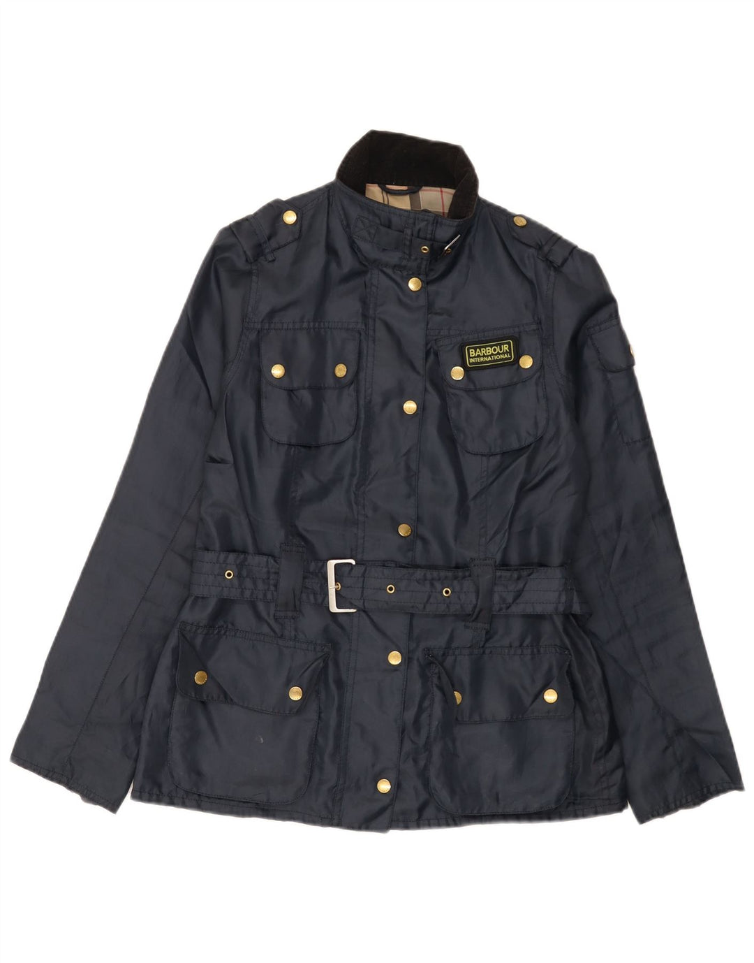 Giacca da donna Barbour Utility UK 10 Small Poliestere blu navy