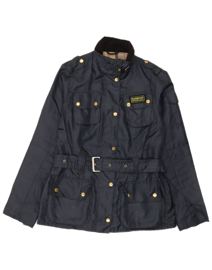 Giacca da donna Barbour Utility UK 10 Small Poliestere blu navy