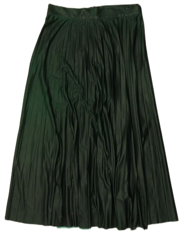 Gonna a pieghe Zara da donna media W28 verde