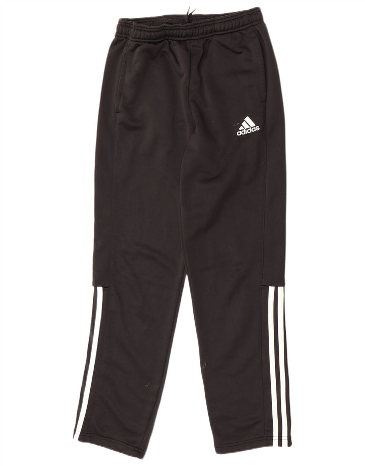 Pantaloni della tuta da ragazzo Adidas 13-14 anni in poliestere nero