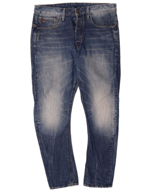 Jeans G-Star da uomo a banana slim W34 L30 in cotone blu