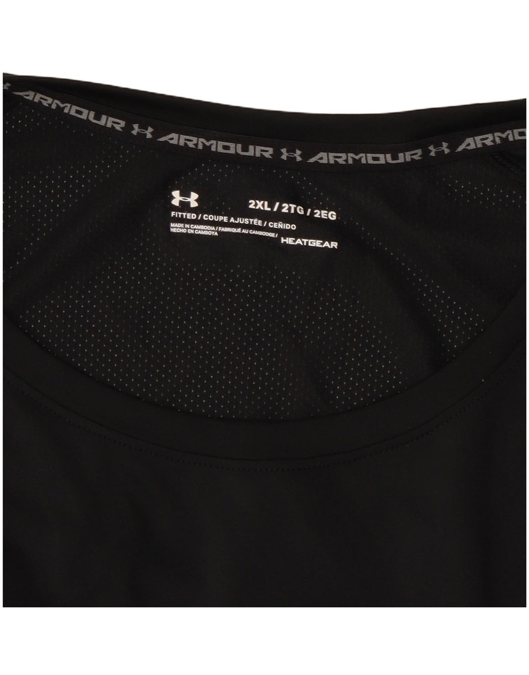 Maglia a maniche lunghe Under Armour da uomo Heat Gear 2XL nera