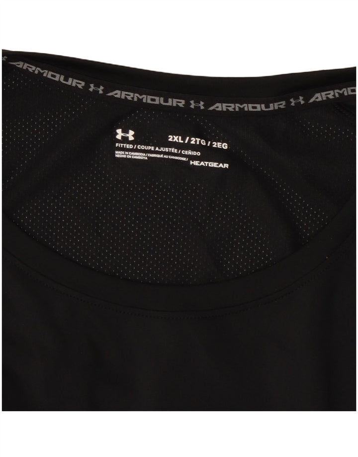 Maglia a maniche lunghe Under Armour da uomo Heat Gear 2XL nera