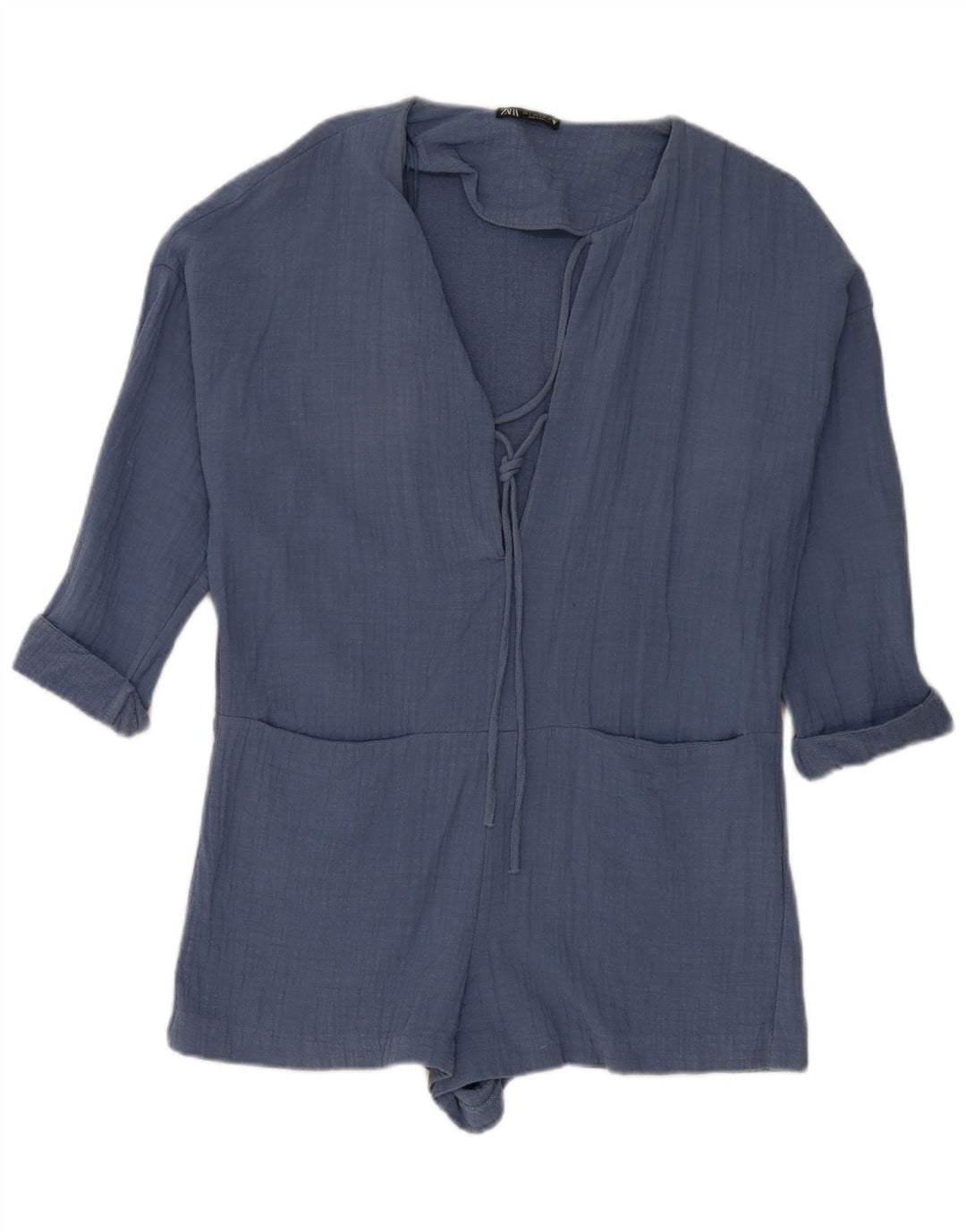 Tutina oversize da donna Zara UK 10 piccola blu