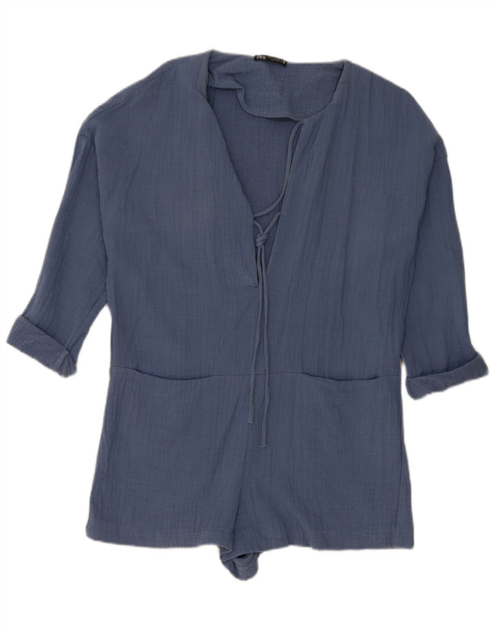 Tutina oversize da donna Zara UK 10 piccola blu