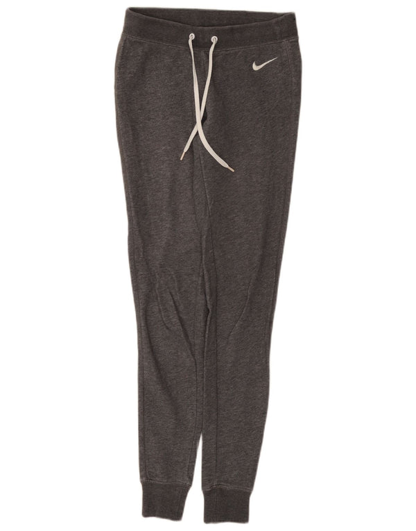 Pantaloni della tuta da donna Nike Joggers UK 6 XS Grigio Cotone