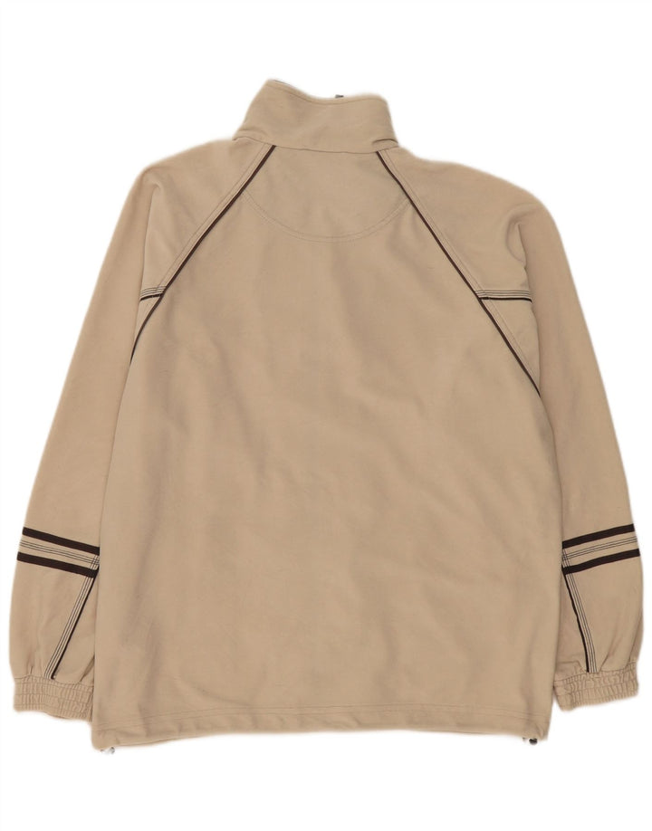 Giacca da tuta da uomo Lotto UK 40/42 Large Beige Poliestere
