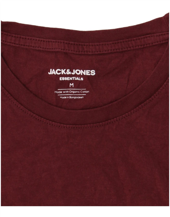 T-shirt da uomo Jack & Jones Top bordeaux medio