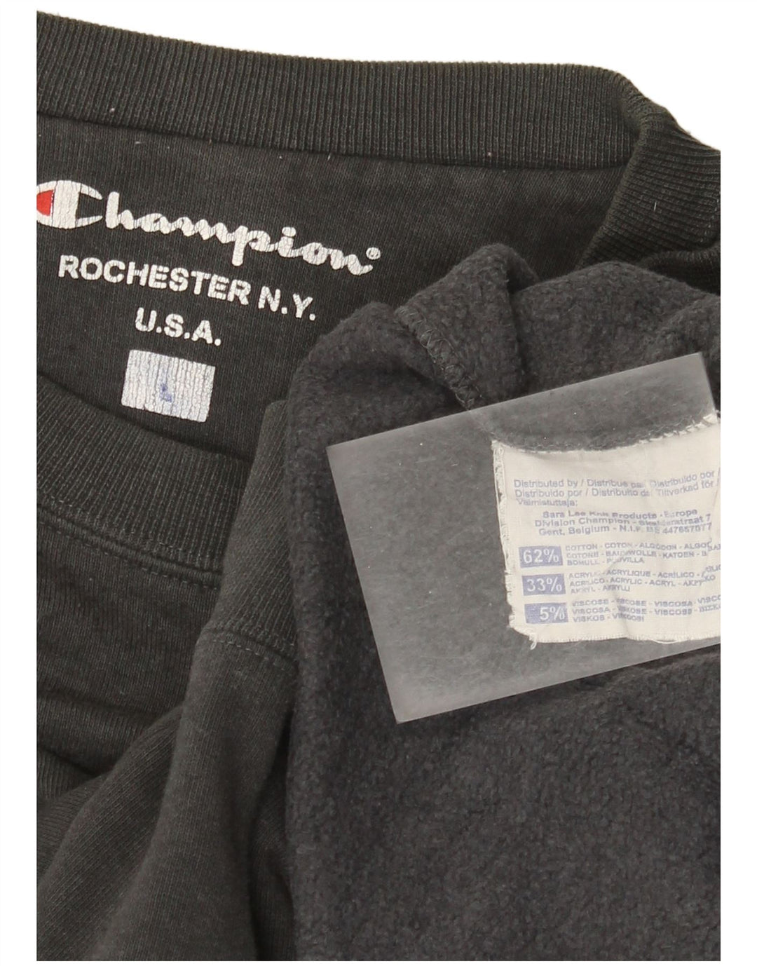 Felpa da uomo Champion Jumper XL in cotone grigio