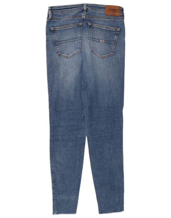 Jeans skinny da donna Tommy Hilfiger W28 L26 Crosta blu