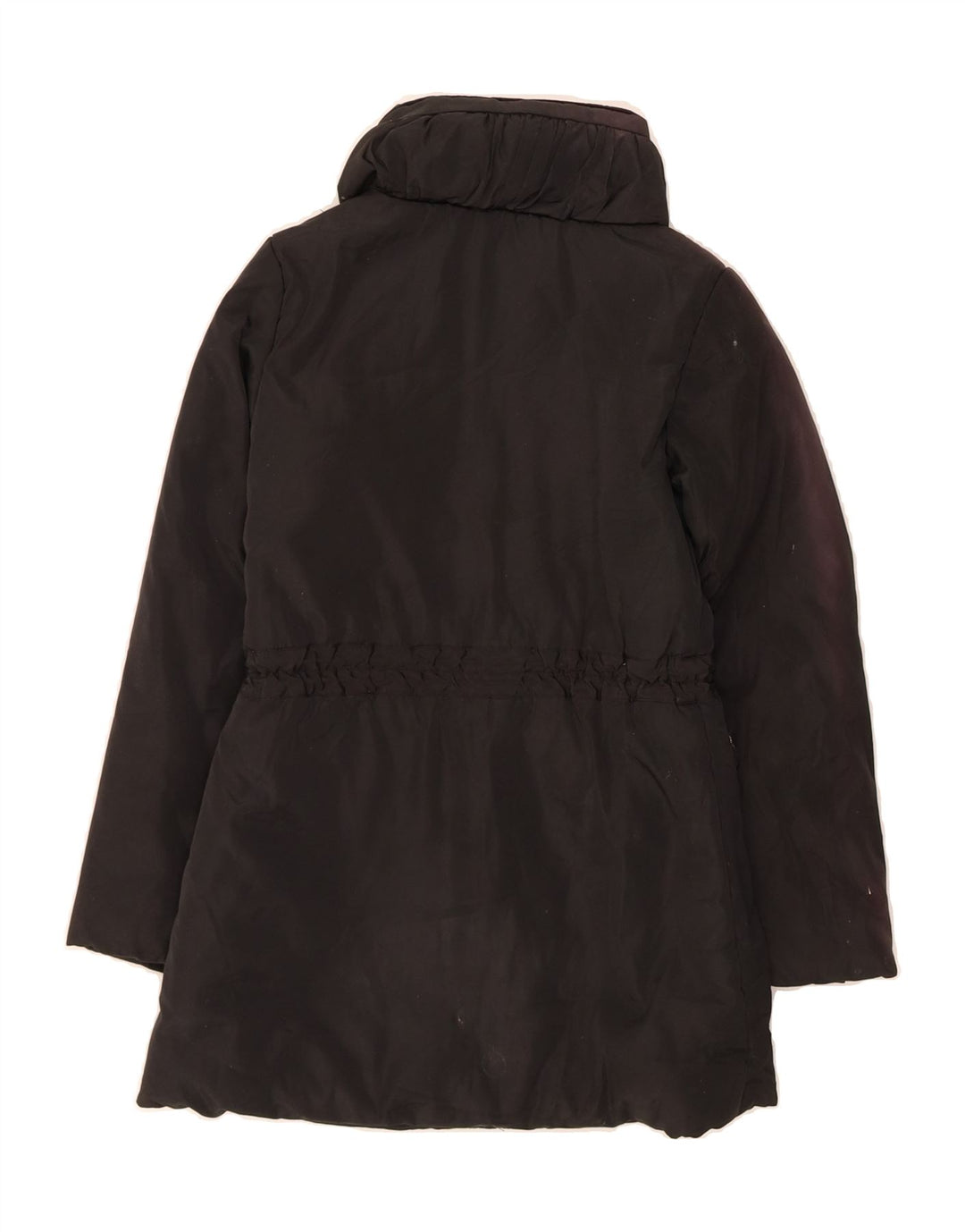DESIGUAL Girls Graphic Padded Coat 9-10 Years Black Polyester Vintage Desigual and Second-Hand Desigual from Messina Hembry 