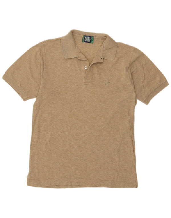 Polo da uomo Sergio Tacchini in cotone mélange beige medio