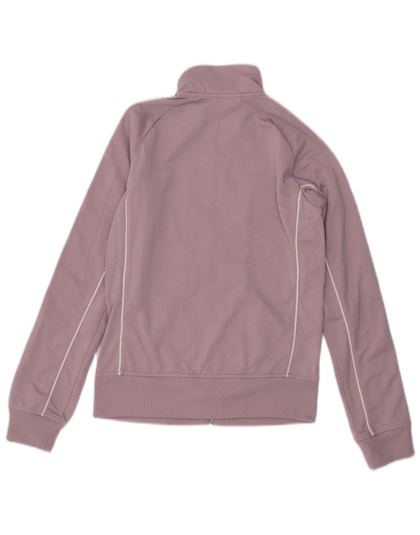 Giacca da tuta da donna ADIDAS UK 12 cotone viola medio