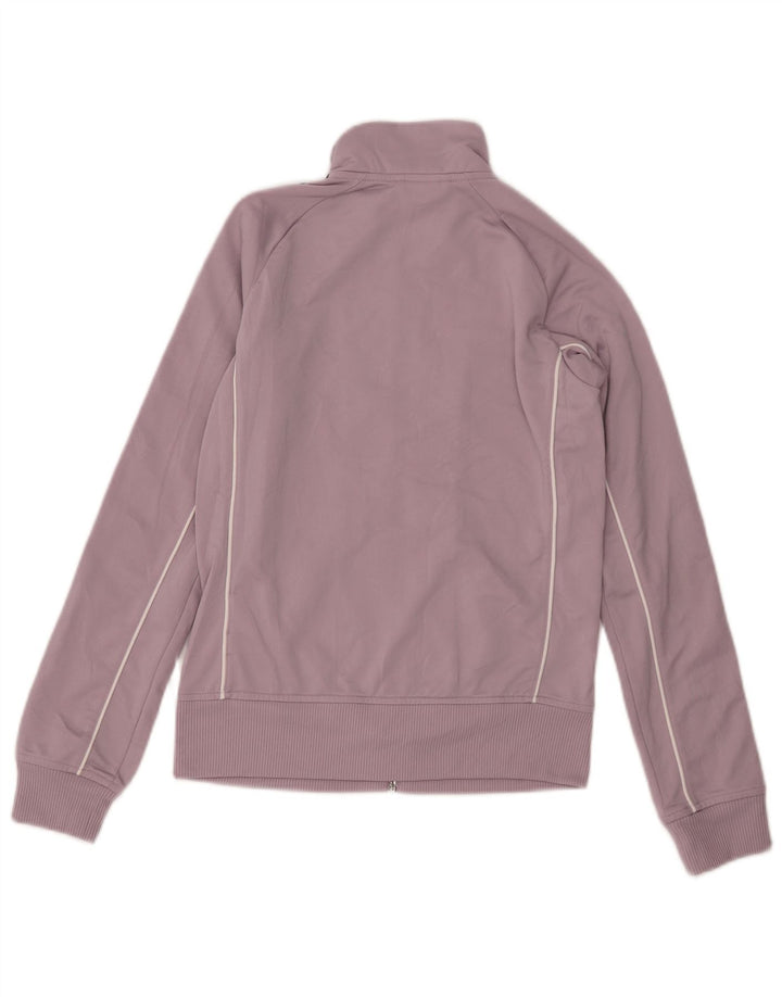 Giacca da tuta da donna ADIDAS UK 12 cotone viola medio