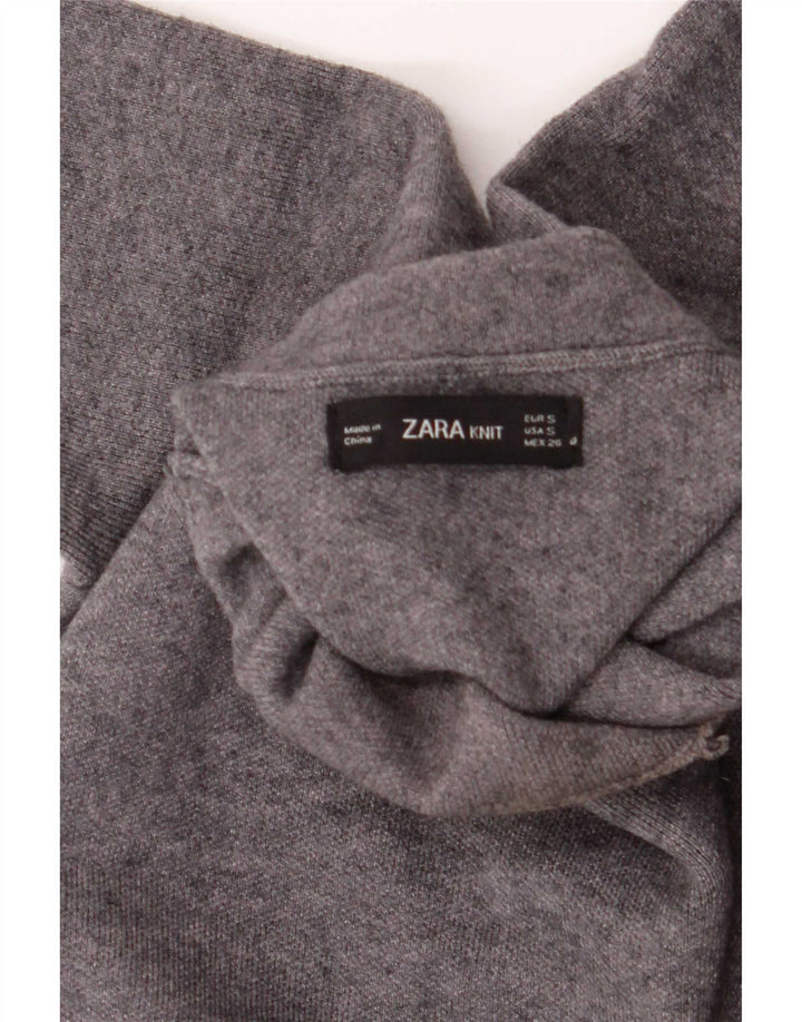 Camicetta a maniche corte da donna Zara UK 8 piccola grigia
