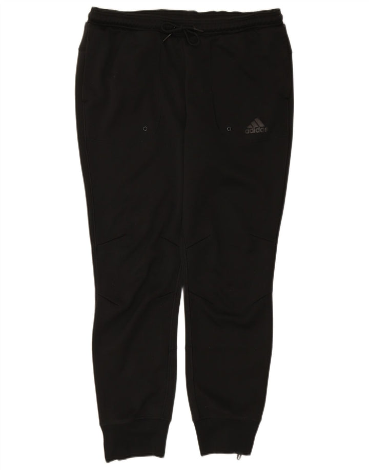 Pantaloni da tuta da donna ADIDAS Joggers UK 16 Large Nero Poliestere