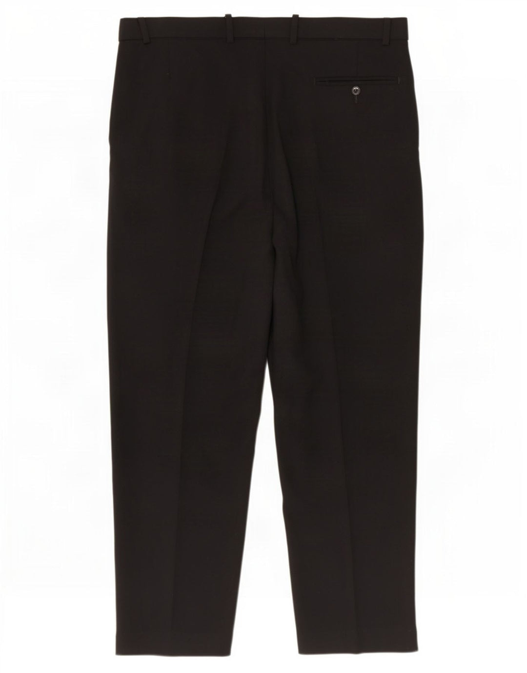 Pantaloni casual dritti da uomo Marks & Spencer W38 L31 poliestere nero