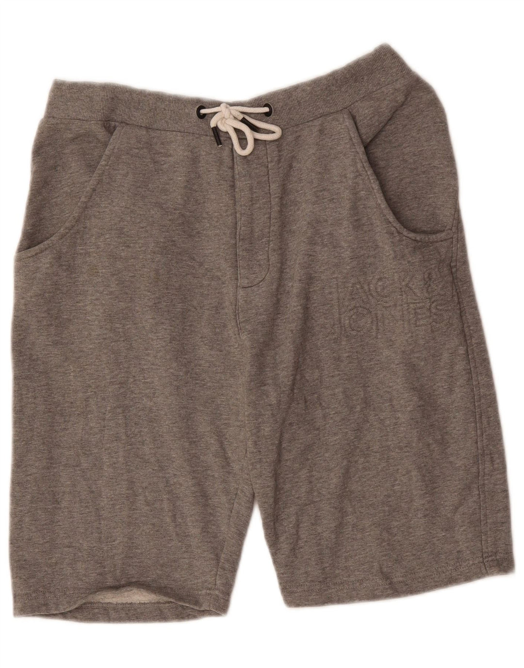 Pantaloncini sportivi da uomo Jack & Jones grandi in cotone grigio